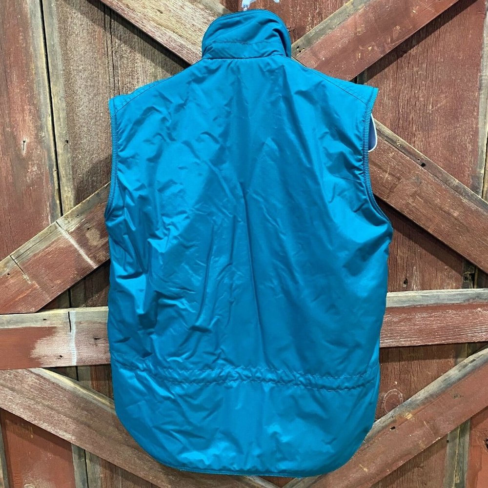 Vintage WearGuard Insulated Tear Resistant Style 1926 Vest Mens Large Teal Green - Picture 9 of 12